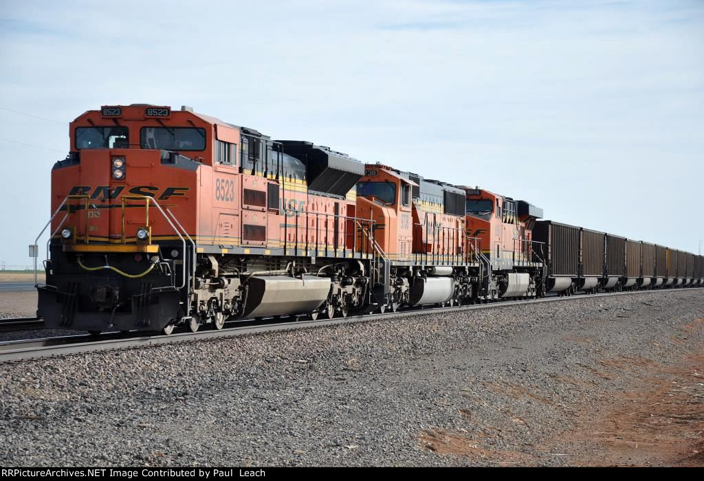 Rear DPUs on empty coal train